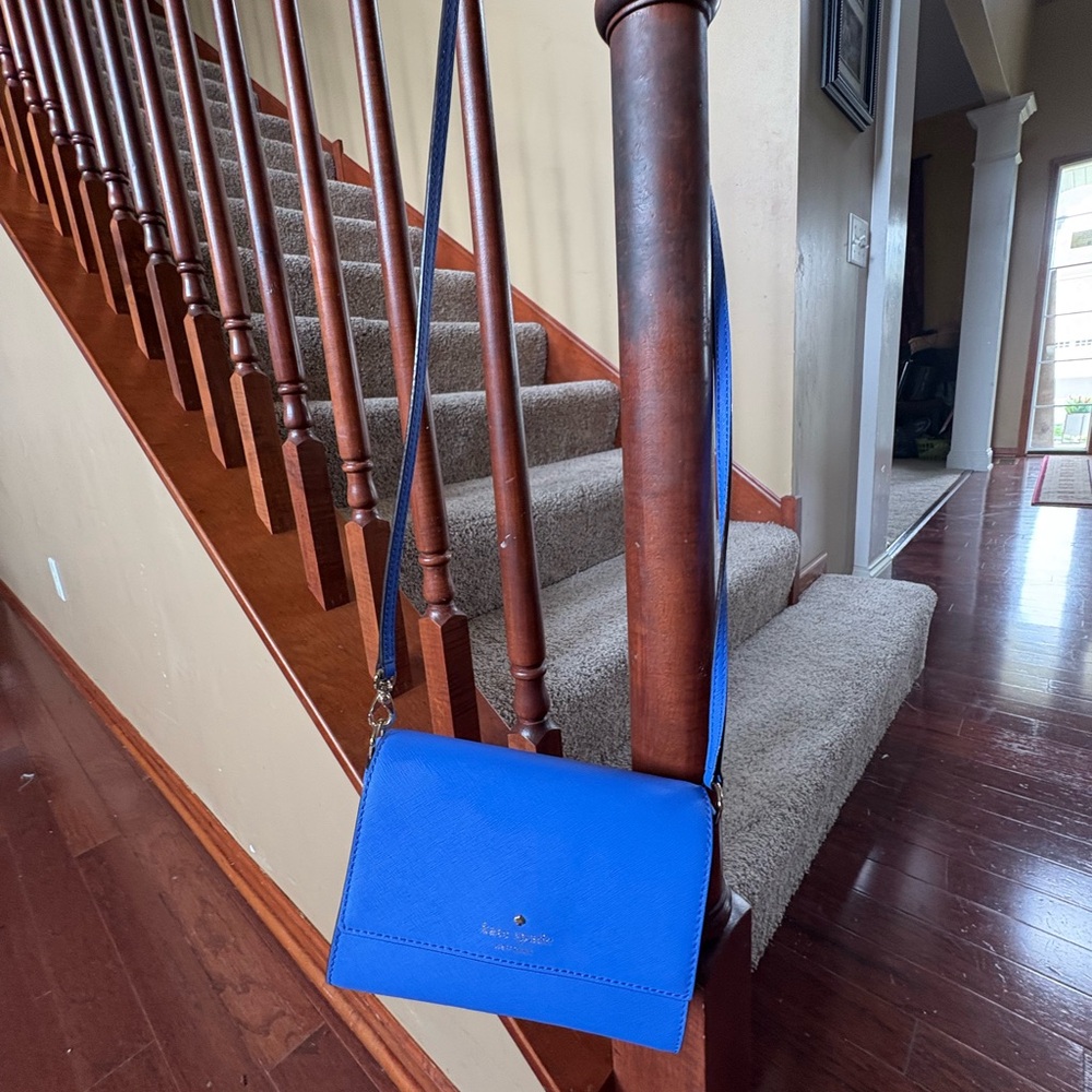 Kate Spade Elegant Blue Crossbody Bag